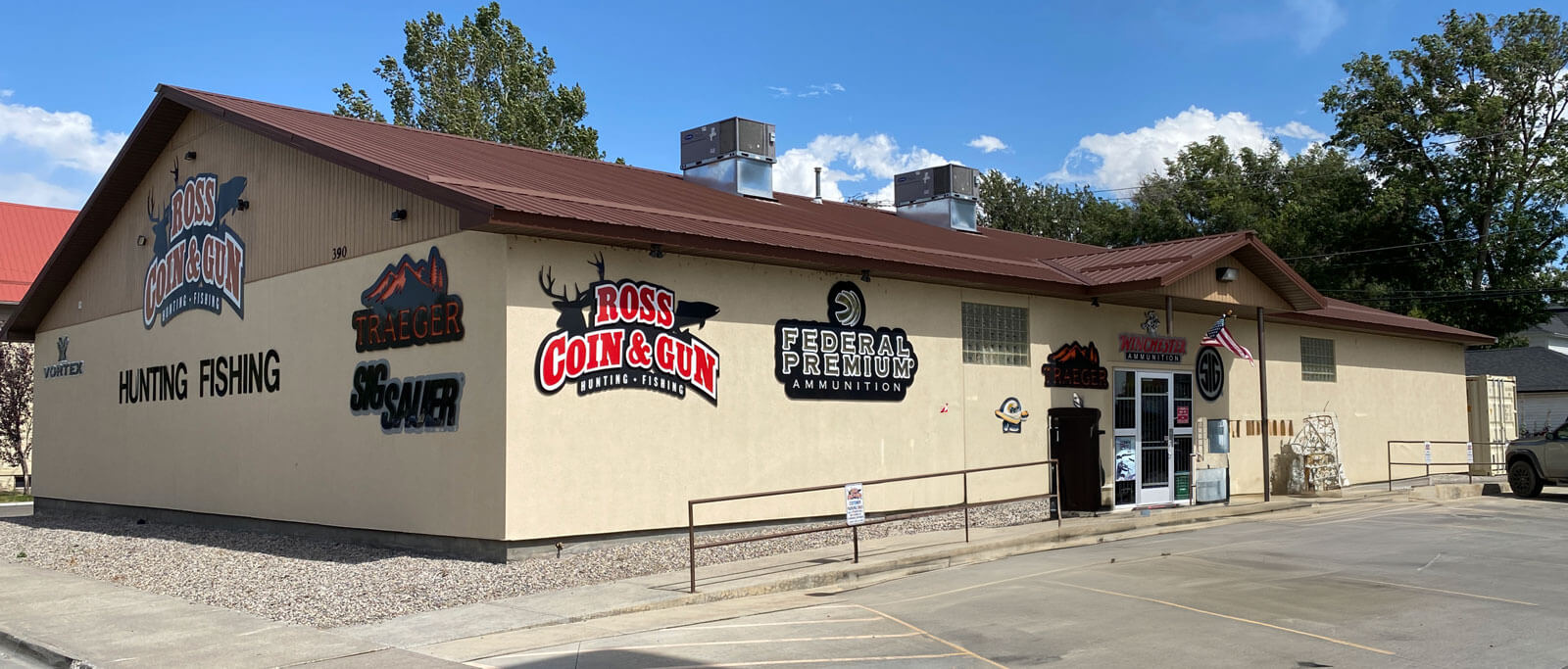 ross coin & gun storefront in idaho falls