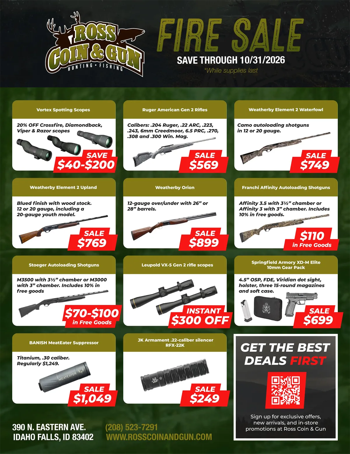 october sales flyer